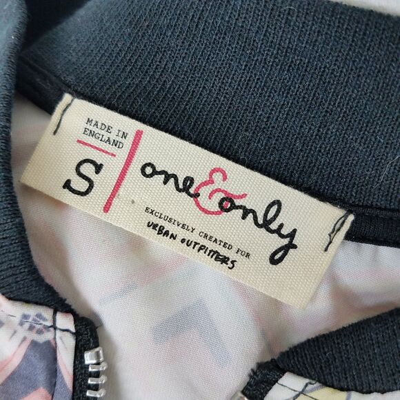 One & Only Urban Outfitters Bomber Jacket Abstract Lightweight Multi-color Small - Picture 6 of 8